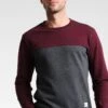 Pier One Sudadera - Mottled Bordeaux