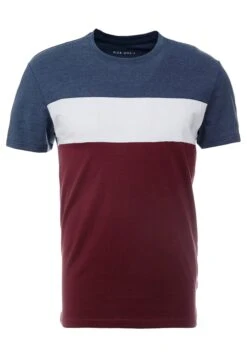 Pier One Camiseta Estampada - Bordeaux / Dark Blue -Pier One Ventas d46de368a5e64dda9995710ec9cb589c