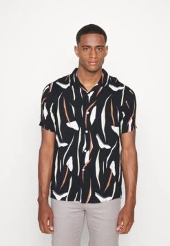 Pier One Contemporary Art Regular Resort- Camisa - Black -Pier One Ventas dd4e10843217472fb51b04fa3bf4732c