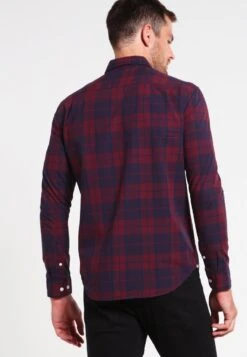 Pier One Camisa - Dark Blue/Bordeaux -Pier One Ventas e109d909650e4da6a49bc82c3cfd0c95