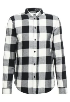 Pier One Camisa - Black/White -Pier One Ventas e60a20cd08d148bc871902c07b164cdb