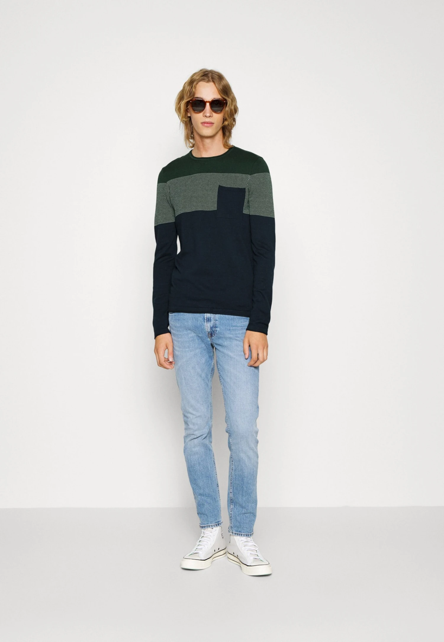 Pier One Jersey De Punto - Green/Blue 4 Pier One Jersey De Punto - Green/Blue - Imagen 2