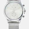 Pier One Unisex - Cronógrafo - Silver-Coloured -Pier One Ventas e811531d3dff4bdb9c0c3d1ce5611a13