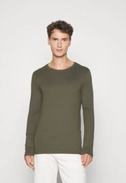 Pier One 2 Pack - Camiseta De Manga Larga - Black/Khaki -Pier One Ventas ea81510192644df0b8474502b4279a35