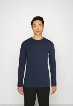 Pier One Camiseta De Manga Larga - Light Green/Beige/Dark Blue -Pier One Ventas ecfaf74aa6da4ede9653fbbe59f615fd