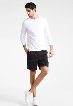 Pier One Shorts - Black -Pier One Ventas efe5fa974805461aa65ececaca43326e