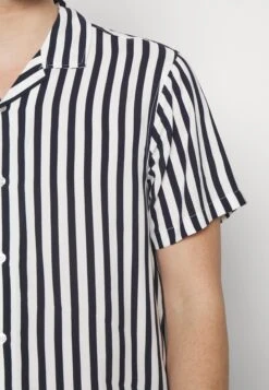 Pier One Camisa - Dark Blue/White -Pier One Ventas f04216a06fc842d38c3fc0f259374953