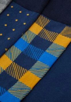 Pier One 5 Pack - Calcetines - Yellow/Dark Blue/Grey 7 Pier One 5 Pack - Calcetines - Yellow/Dark Blue/Grey -Pier One Ventas f2680a941418407386211d70ff605fbd
