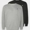 Pier One Plus Size 2 Pack - Sudadera - Black/Mottled Grey -Pier One Ventas f77ce5b70f724ed9bc6cfb5df2c735ab