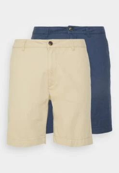 Pier One 2 Pack - Shorts -Dark Blue/Tan -Pier One Ventas f9a892a3b0b34fe9815664d9ef698d9f