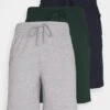 Pier One 3 Pack - Pantalón De Pijama - Dark Blue /Mottled Dark Grey/Dark Green -Pier One Ventas fbadd663c5594d29a25948737d7d986a
