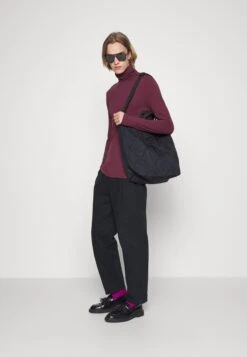 Pier One 2 Pack - Camiseta De Manga Larga - Bordeaux/Dark Blue