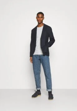 Pier One 5 Pack - Camiseta Básica - Black/White/Light Grey