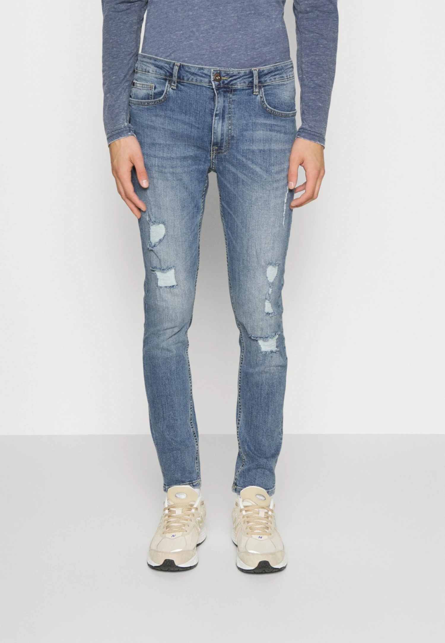 Pier One Vaqueros Pitillo - Dark Blue Denim 3 Pier One Vaqueros Pitillo - Dark Blue Denim