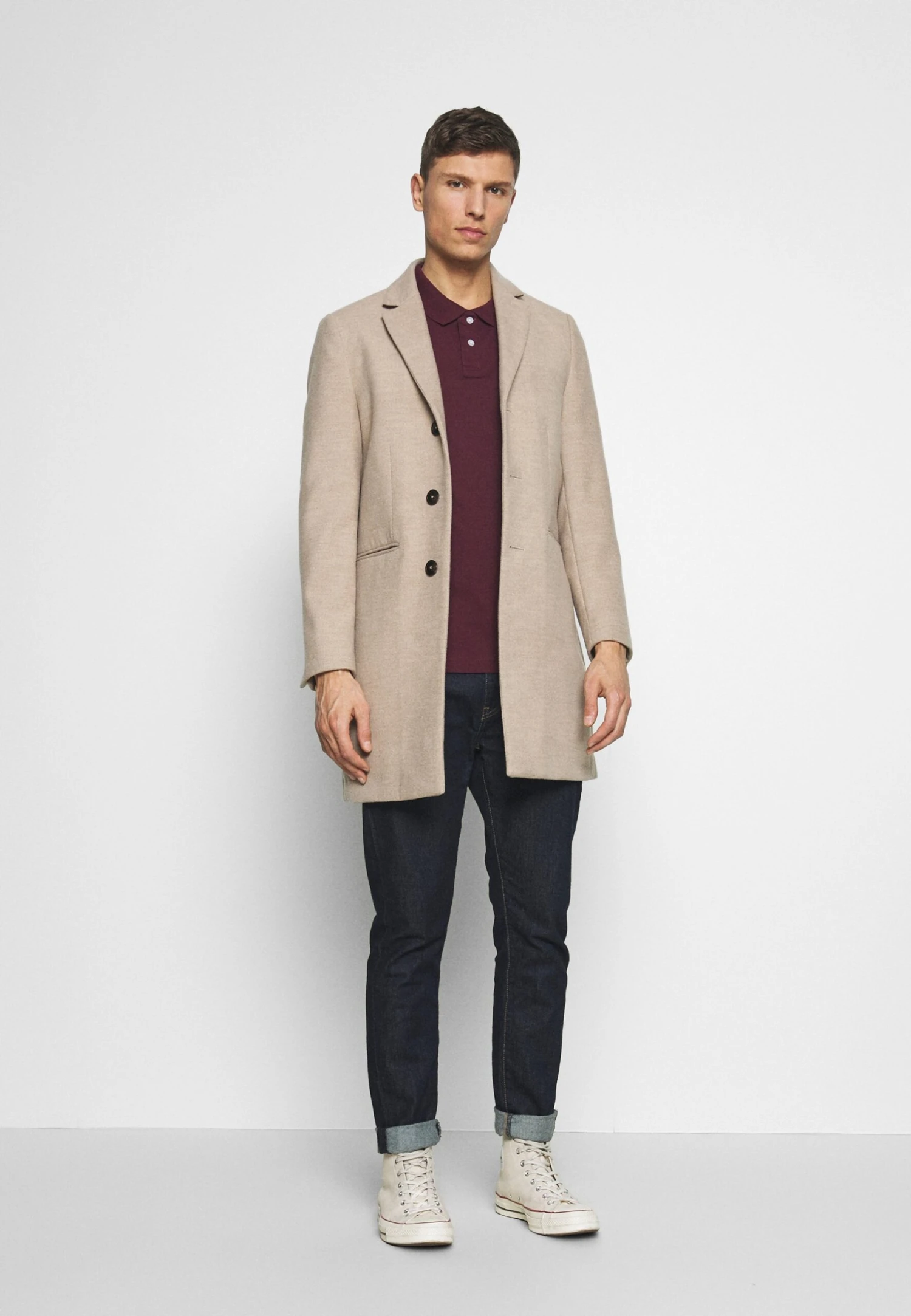 Pier One 2 Pack - Polo - Dark Blue/Bordeaux 3 Pier One 2 Pack - Polo - Dark Blue/Bordeaux